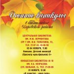 Осенние каникулы в библиотеках Кировского района