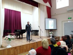 Празднование 65-летия поэта Константина Васильева в посёлке Борисоглебский