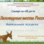 Виртуальная экскурсия «Заповедные места России»