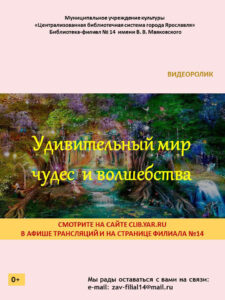 Видеоролик «Удивительный мир чудес и волшебства»