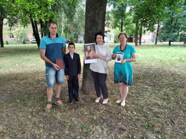 «День с Лермонтовым», акция в парке ветеранов Великой Отечественной войны