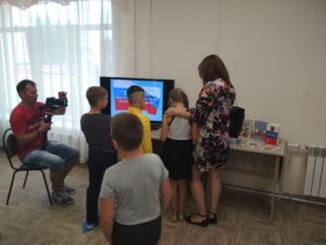 Съёмки программы «Непутёвые заметки» в первой модельной библиотеке Ярославля