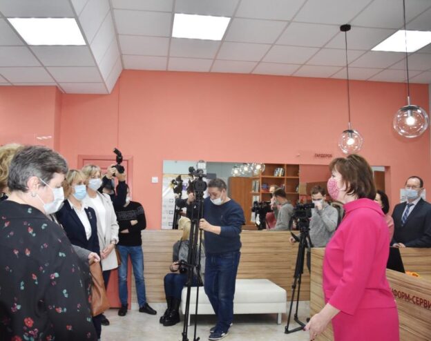 Торжественное открытие Центральной библиотеки имени М. Ю. Лермонтова после модернизации