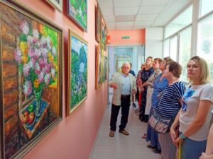 презентация новой выставки картин Валерия Теплова