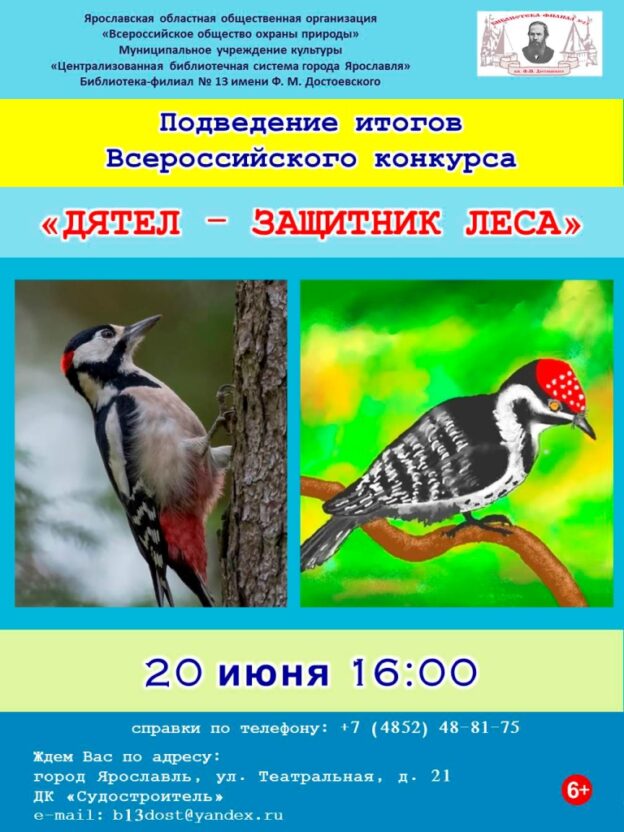 Встреча по подведению итогов Всероссийского конкурса «Дятел — защитник леса»