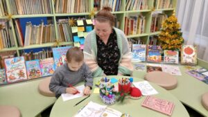 Библиотечный квилт «Галопом к Новому году»