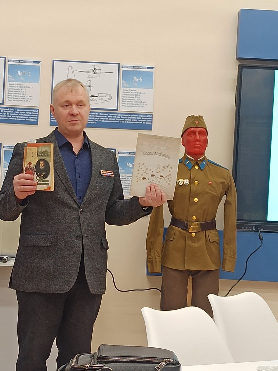 Юбилейное заседание Ярославского историко-родословного общества в музее «Аэродром Дядьково»