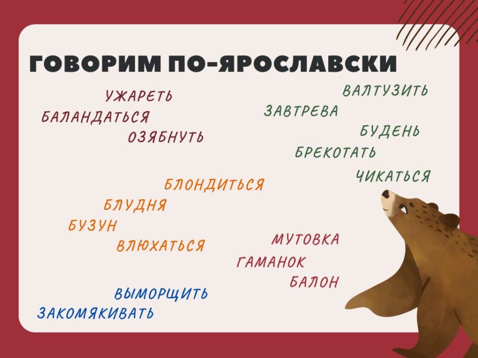 Игра «Говорим по-ярославски»